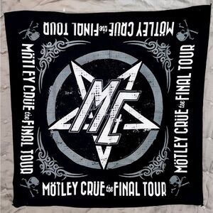 Mötley Crüe The Final Tour Bandana